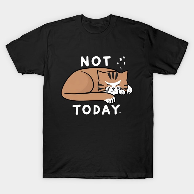 Not today cat T-Shirt by NomiCrafts